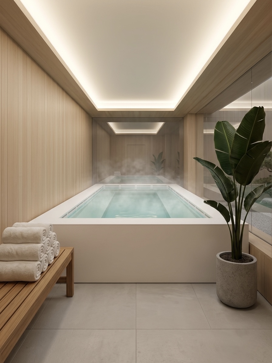 Luxury spa pool